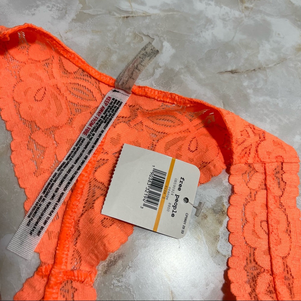 Free People Intimately Galloon Lace Racerback Bralette Size Small - Picture 6 of 9